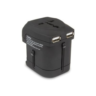 HAMLET ADATTATORE DA VIAGGIO  2 USB CHARGER 2 1A
